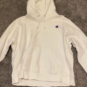 White Champion Hoodie